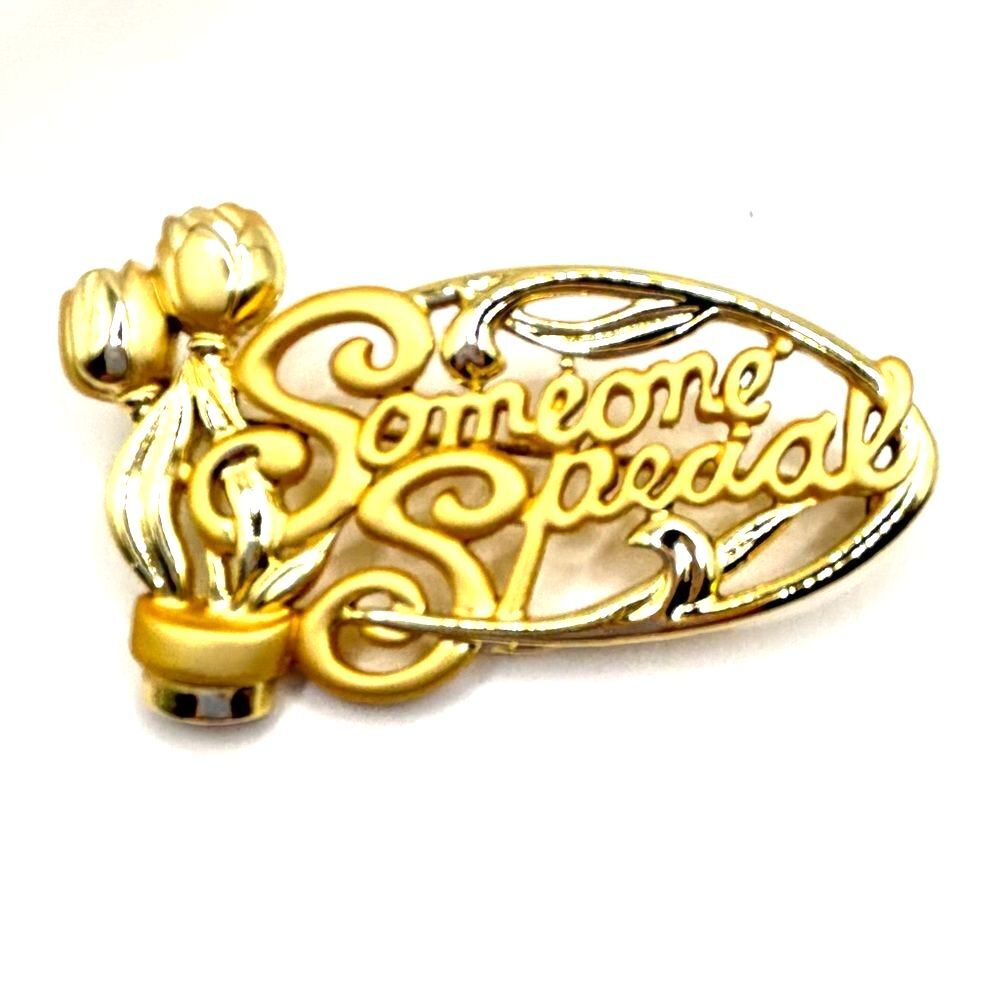 Danecraft Gold 'Someone Special' Brooch